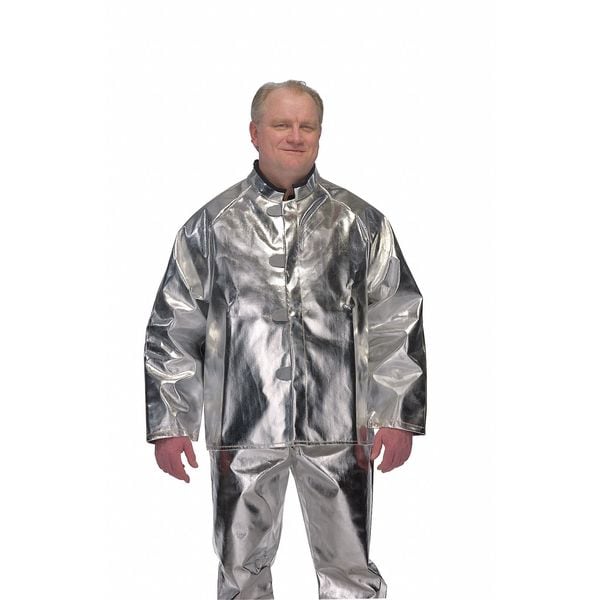 Aluminized Jacket, Carbon Kevlar, L