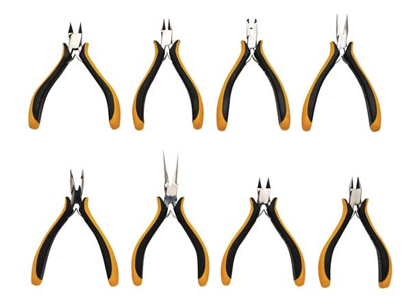 4 1/2 in Precision Diagonal Cutting Plier Flush Cut Pointed Nose Uninsulated