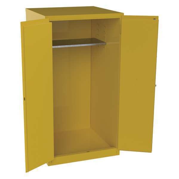 Cabinet, 2-Dr, 55 gal., Flammable, 34 x 65 x 34