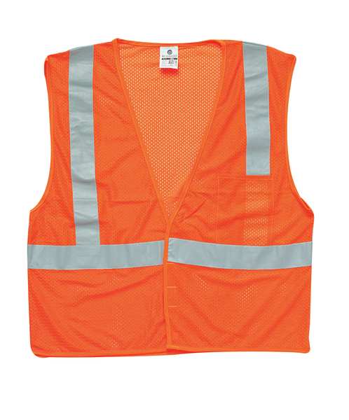 5XL Class 2 High Visibility Vest, Lime