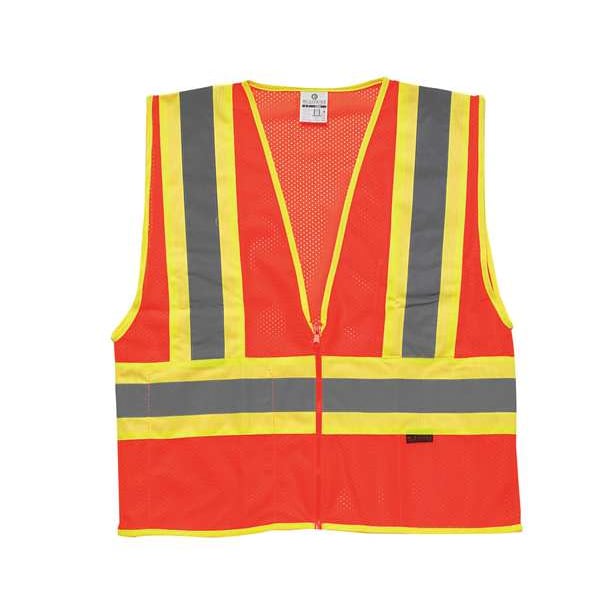 5XL Class 2 High Visibility Vest, Lime