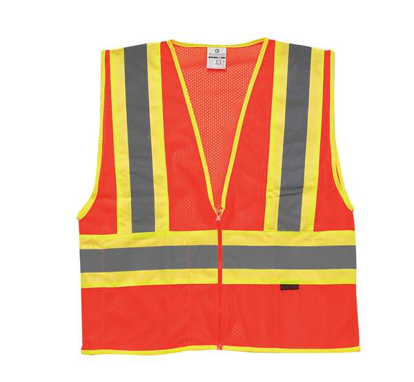 Large Class 2 High Visibility Vest, Orange