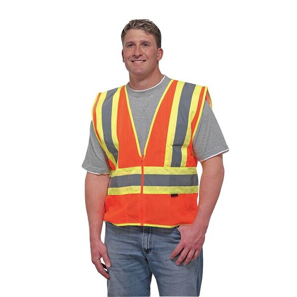 Medium Class 2 High Visibility Vest, Lime