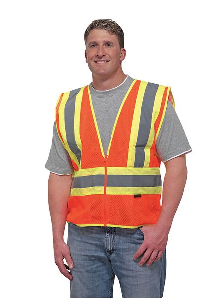 4XL Class 2 High Visibility Vest, Orange