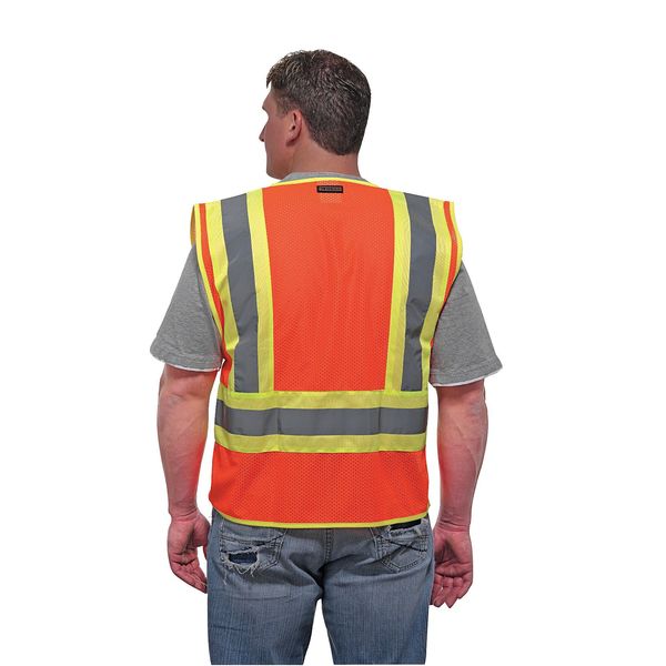 5XL Class 2 High Visibility Vest, Orange