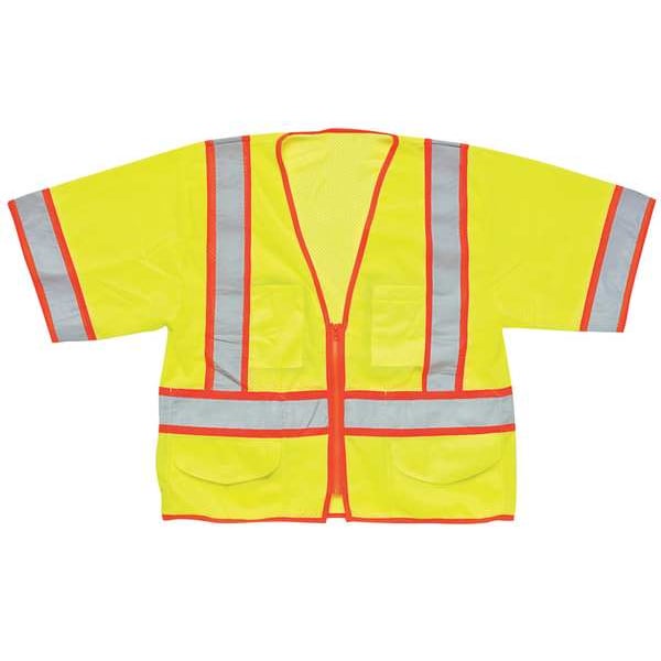 Large Class 3 High Visibility Vest, Lime