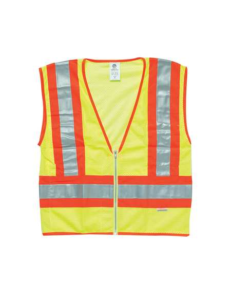 Large Class 2 High Visibility Vest, Lime