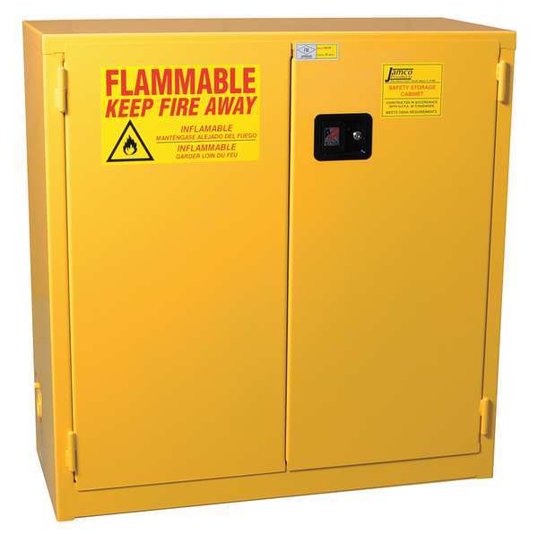 Cabinet, 2-Dr, 30 gal, Flammable, 18x44x43