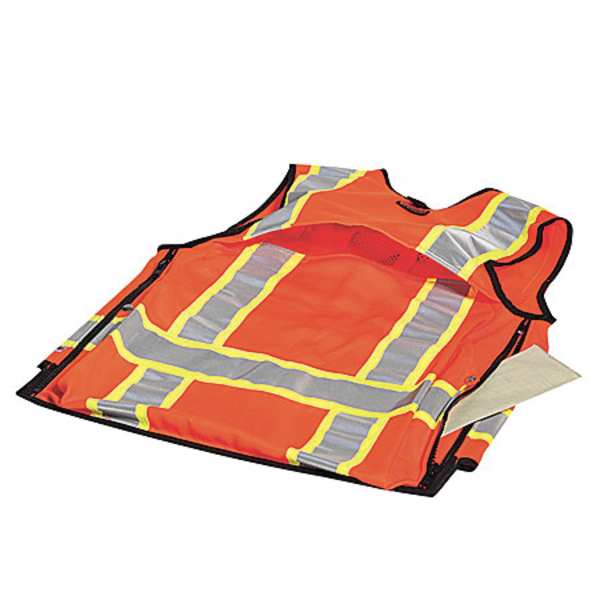 4XL Class 2 High Visibility Vest, Orange