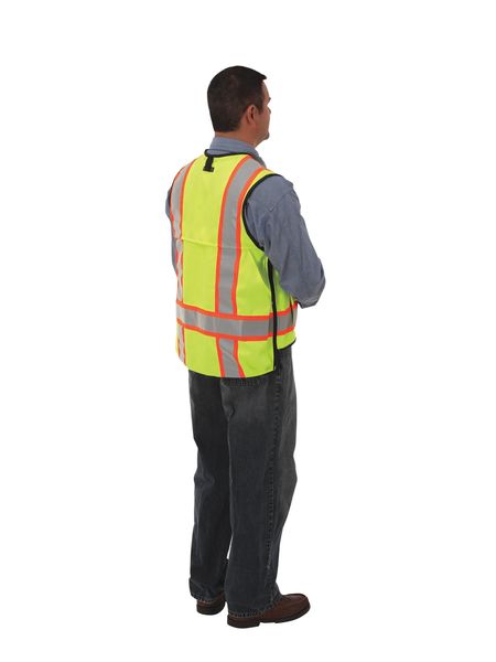 4XL Class 2 High Visibility Vest, Orange