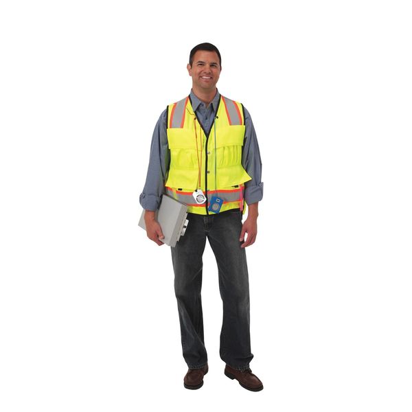 4XL Class 2 High Visibility Vest, Orange