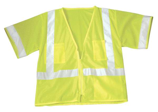 4XL Class 3 High Visibility Vest, Lime