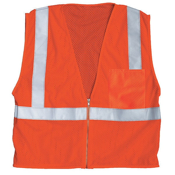 Large Class 2 High Visibility Vest, Orange