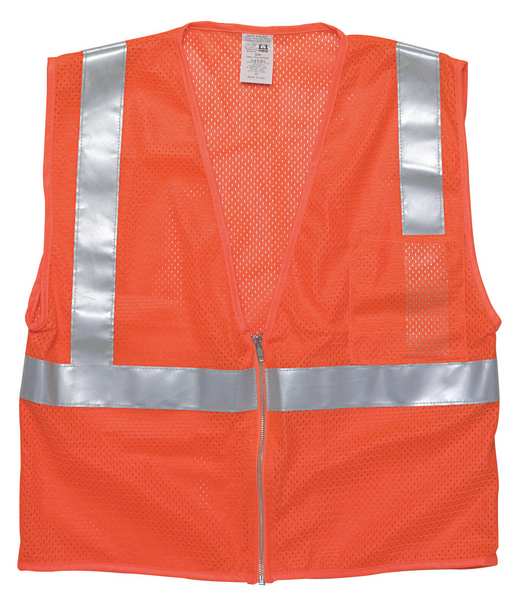 3XL Class 2 High Visibility Vest, Orange