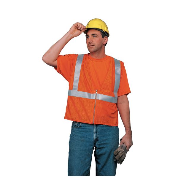 XL Class 2 High Visibility Vest, Orange