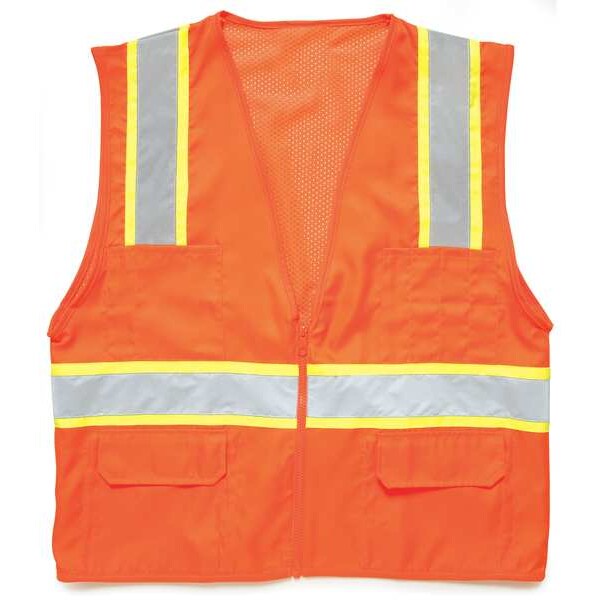 Large Class 2 High Visibility Vest, Orange