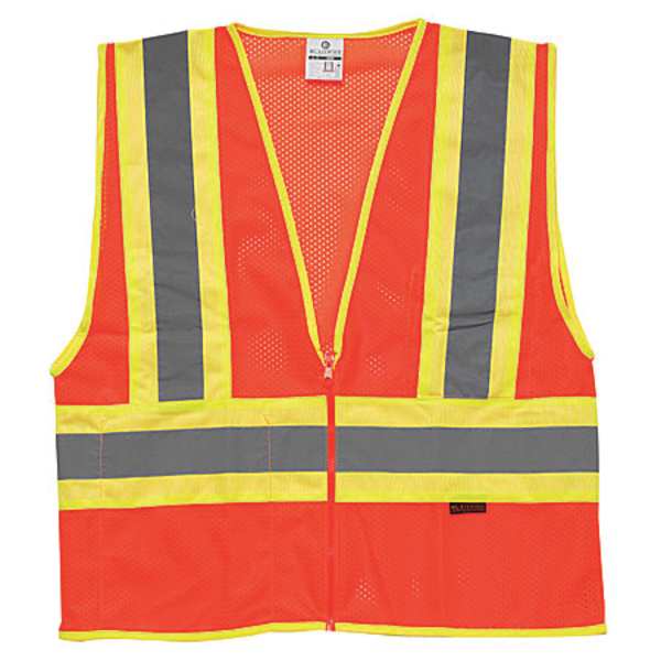 3XL Class 2 High Visibility Vest, Orange