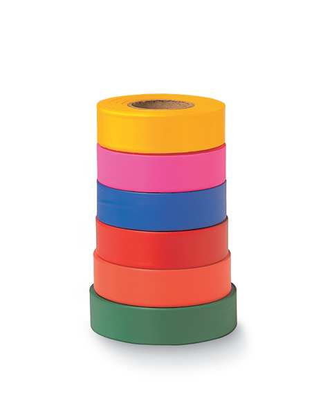 Taffeta Flagging Tape, Red, 300 ft x 1 In