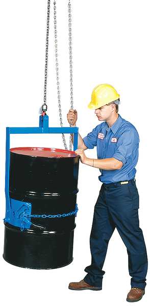 Drum Carrier, 55 gal., 800 lb., Manual Tilt