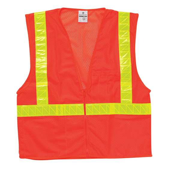 4XL Class 2 High Visibility Vest, Lime