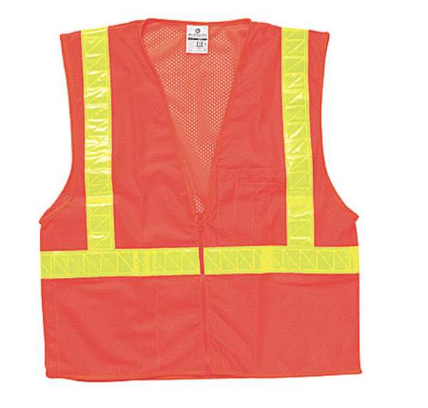 Large Class 2 High Visibility Vest, Orange