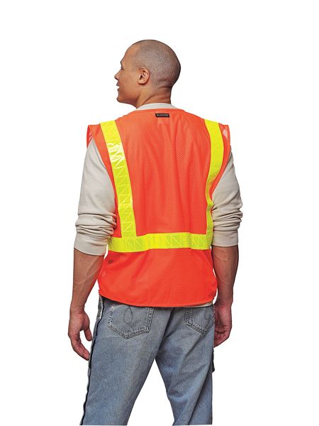 4XL Class 2 High Visibility Vest, Lime