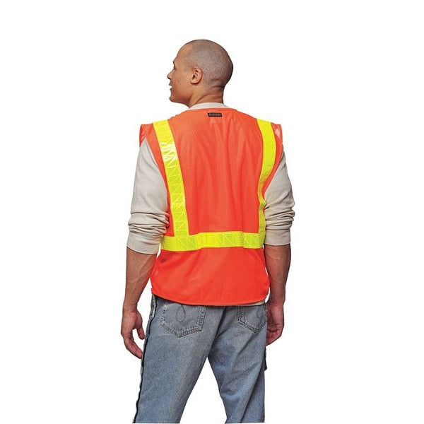 4XL Class 2 High Visibility Vest, Orange