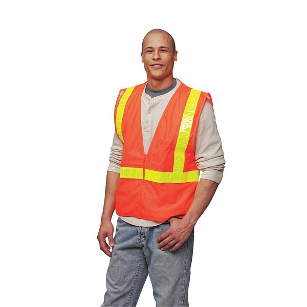 Large Class 2 High Visibility Vest, Orange