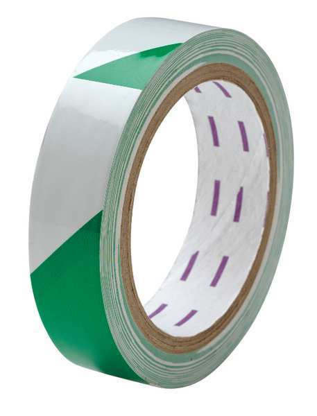 Hazard Marking Tape, Roll, 1In W, 54 ft. L