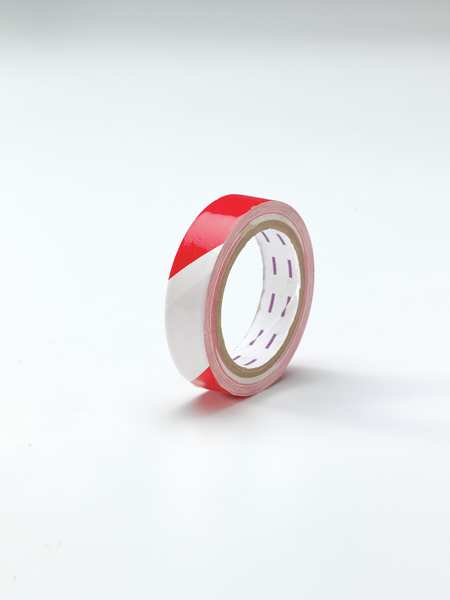 Hazard Marking Tape, Roll, 1In W, 54 ft. L