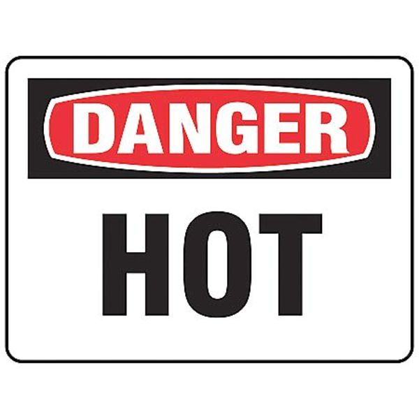 Danger Sign, 10 in Height, 14 in Width, English