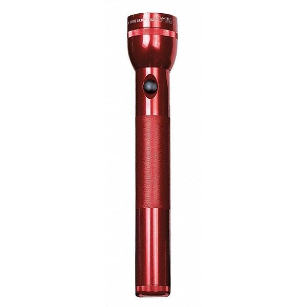 Industrial Mini Flashlight, Incand, Red