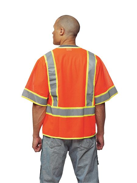 4XL Class 3 High Visibility Vest, Orange