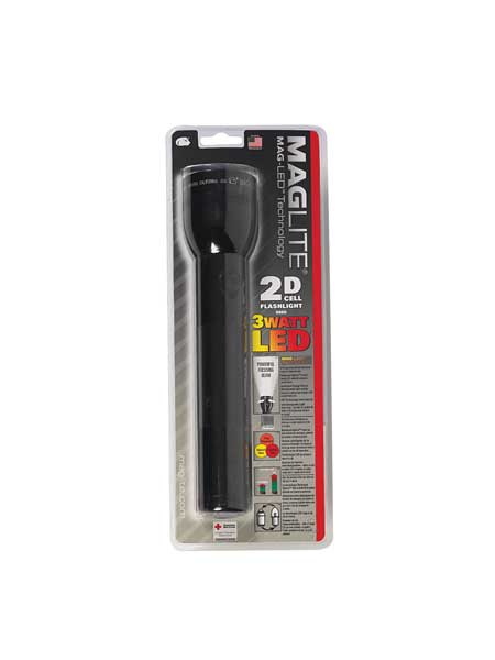 Black No Led Industrial Handheld Flashlight, D, 9 lm