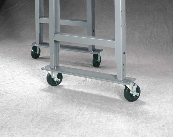Plate Castr Kit, 5 in., 1000 lb.