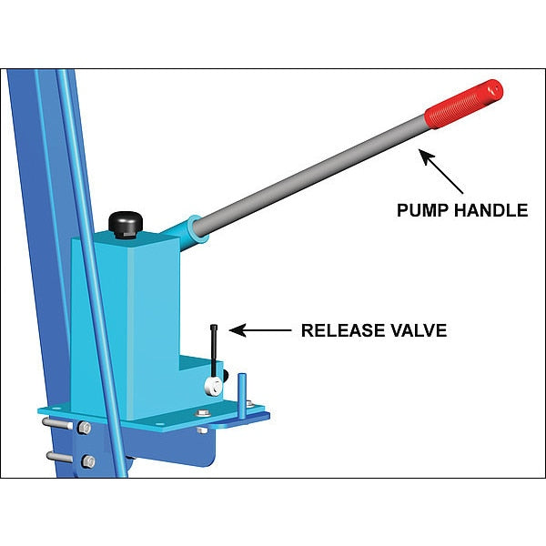 Drum Dumper, 55 gal., 800 lb.Manual Tilt