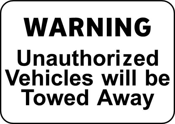 Warning Sign, 14 in Height, 20 in Width, Aluminum, English