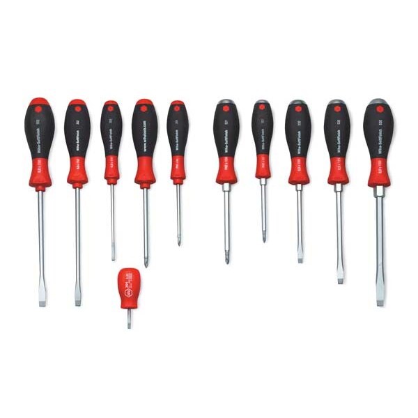 Screwdriver Set, Slotted/Phillips, 6 Pc