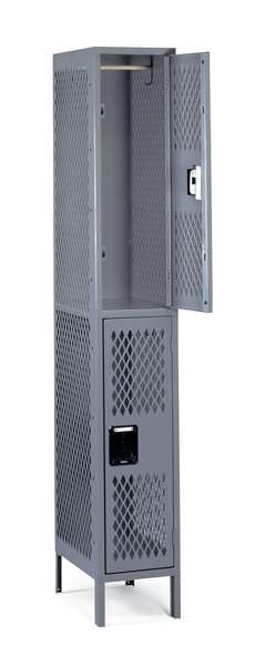 Wardrobe Locker, 12 in W, 18 in D, 72 in H, (1) Wide, (1) Opening, Sand