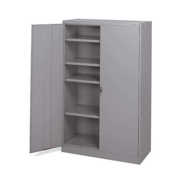 20/22 ga. ga. Steel Storage Cabinet, 48 in W, 78 in H, Stationary