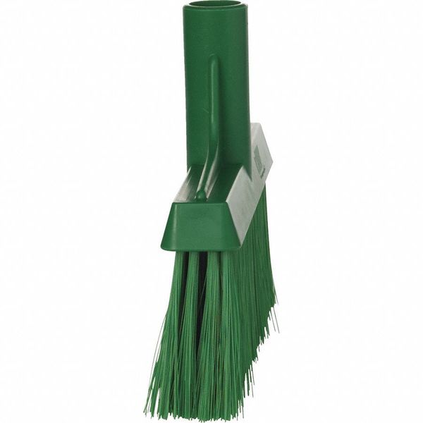 1 1/2 x 9 1/2 in Sweep Face Broom Head, Soft, Synthetic, Green