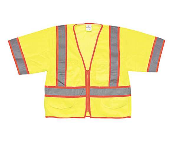XL Class 3 High Visibility Vest, Lime