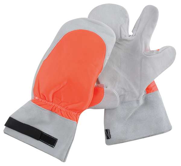 Coated Gloves, Orange, L, PR