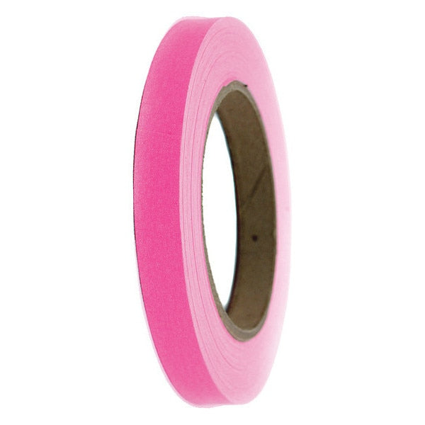 Carton Tape, Paper, Pink, 1/2 In. x 60 Yd.