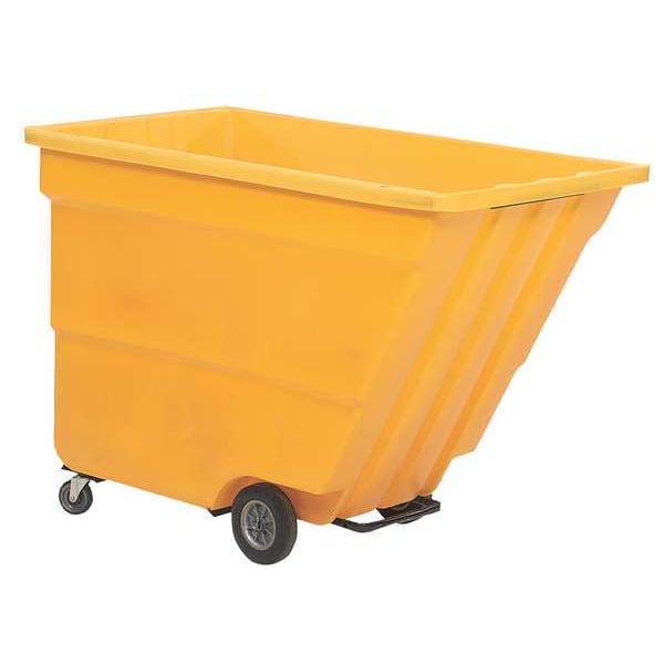 Tilt Truck Lid, Yellow, Fits 1/3 cu. yd.