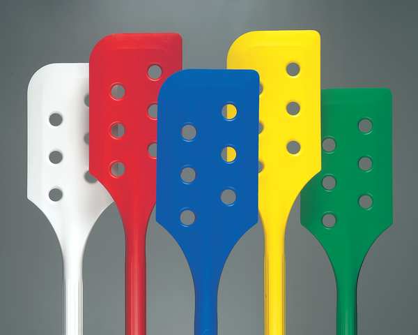Mixing Paddle, w/Holes, Yellow, 6 x 13 In