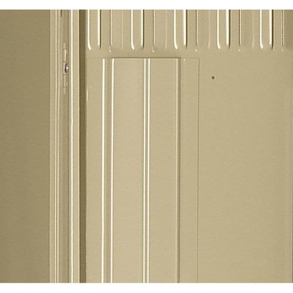 Wardrobe Locker, 36 in W, 15 in D, 78 in H, (2) Tier, (3) Wide, Sand