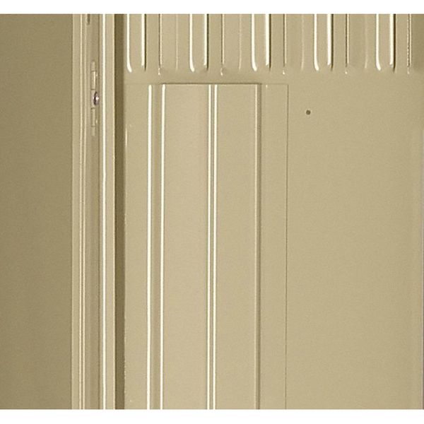 Wardrobe Locker, 36 in W, 18 in D, 78 in H, (1) Tier, (3) Wide, Sand