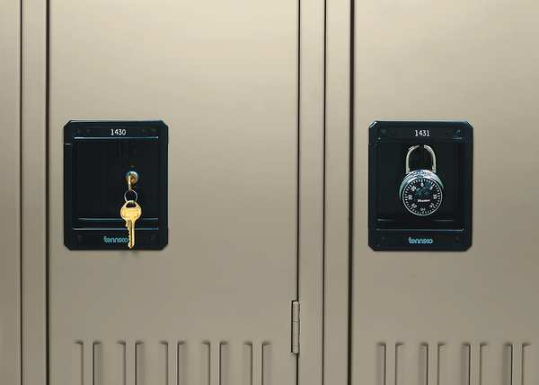 Wardrobe Locker, 36 in W, 18 in D, 78 in H, (1) Tier, (3) Wide, Sand
