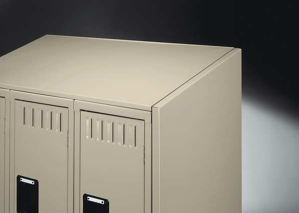 Wardrobe Locker, 36 in W, 18 in D, 78 in H, (1) Tier, (3) Wide, Sand